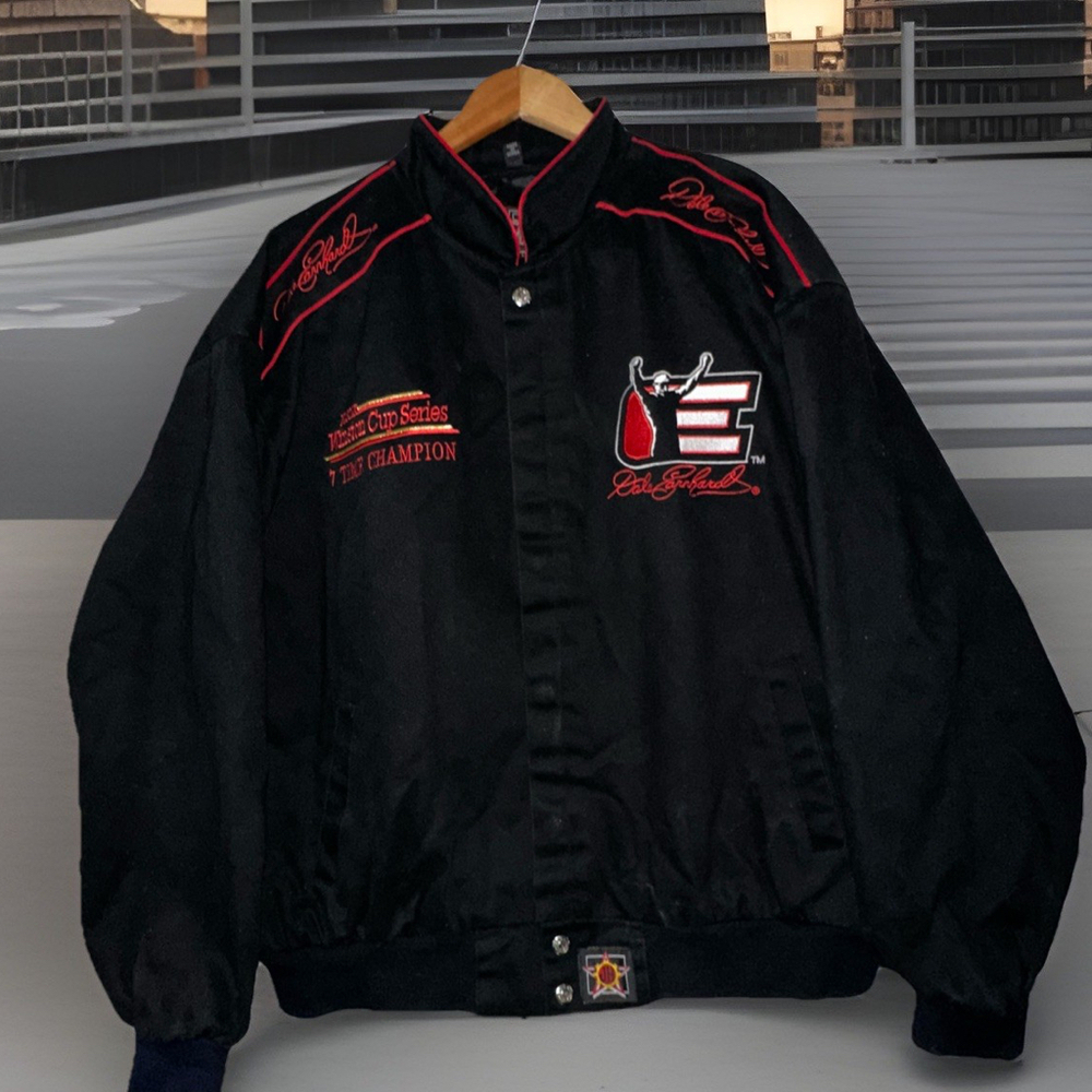 Size 2XL Dale Earnhardt JH Designs Winston Cup Series satin lined jacket.